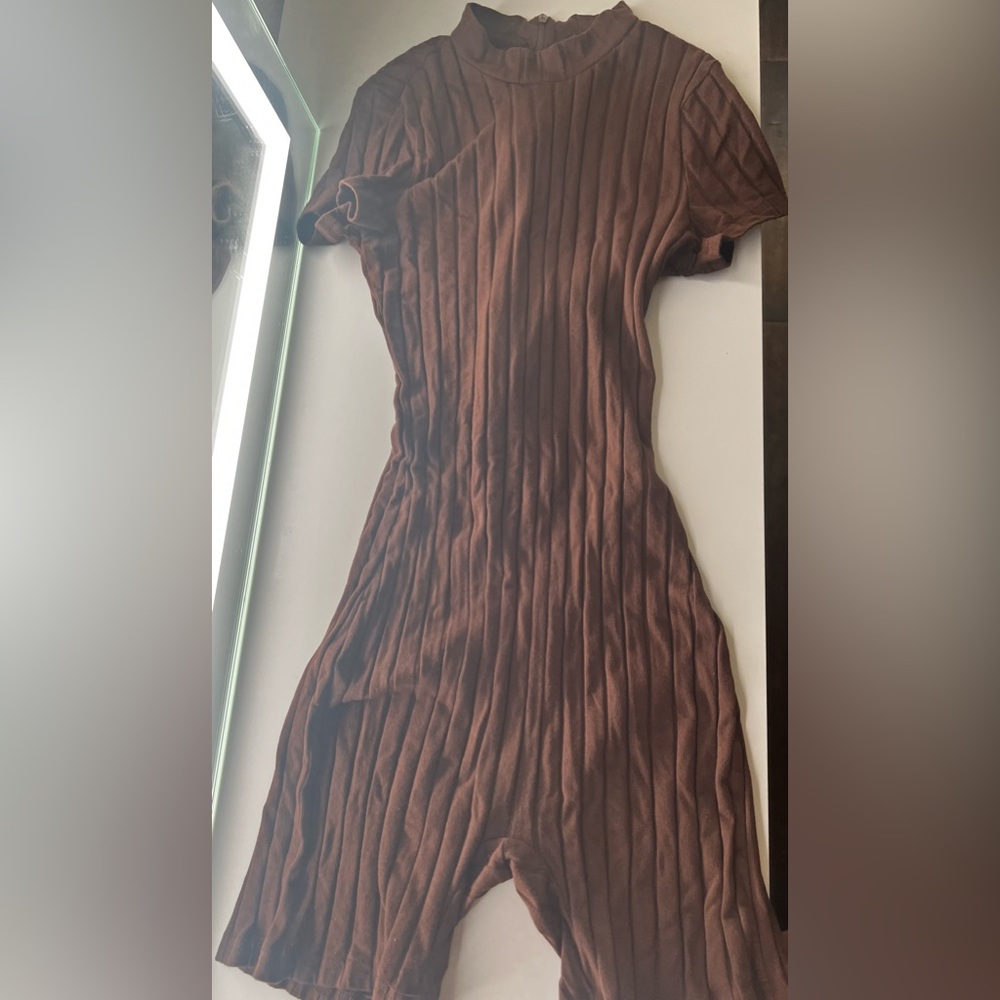 Brown romper